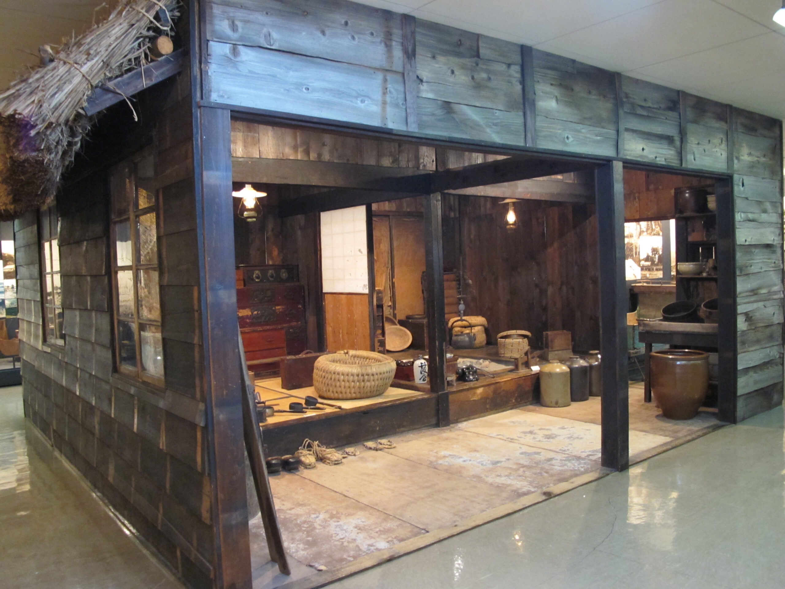 八雲町郷土資料館展示室復元家屋